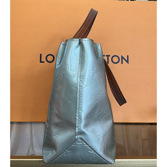 Louis Vuitton Monogram Vernis Bedford Handbag With Leather Handles - Silver & Br - Picture 3 of 12